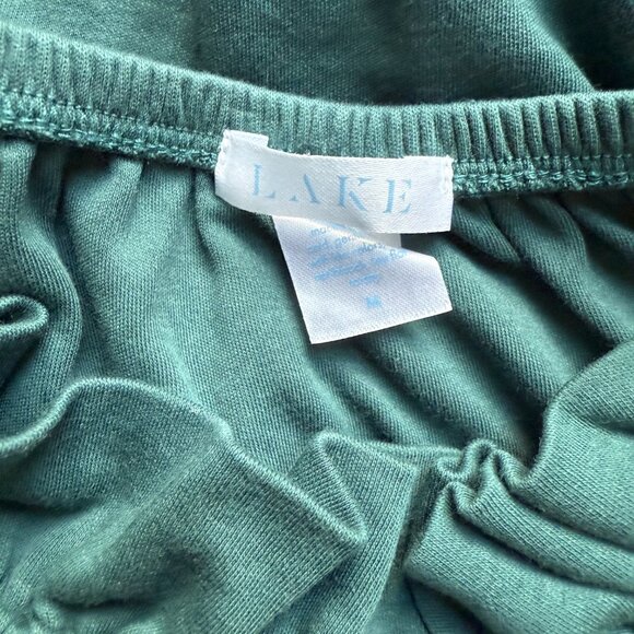 Lake Pima Ruffle Midi Nightgown in Juniper - Picture 2 of 4